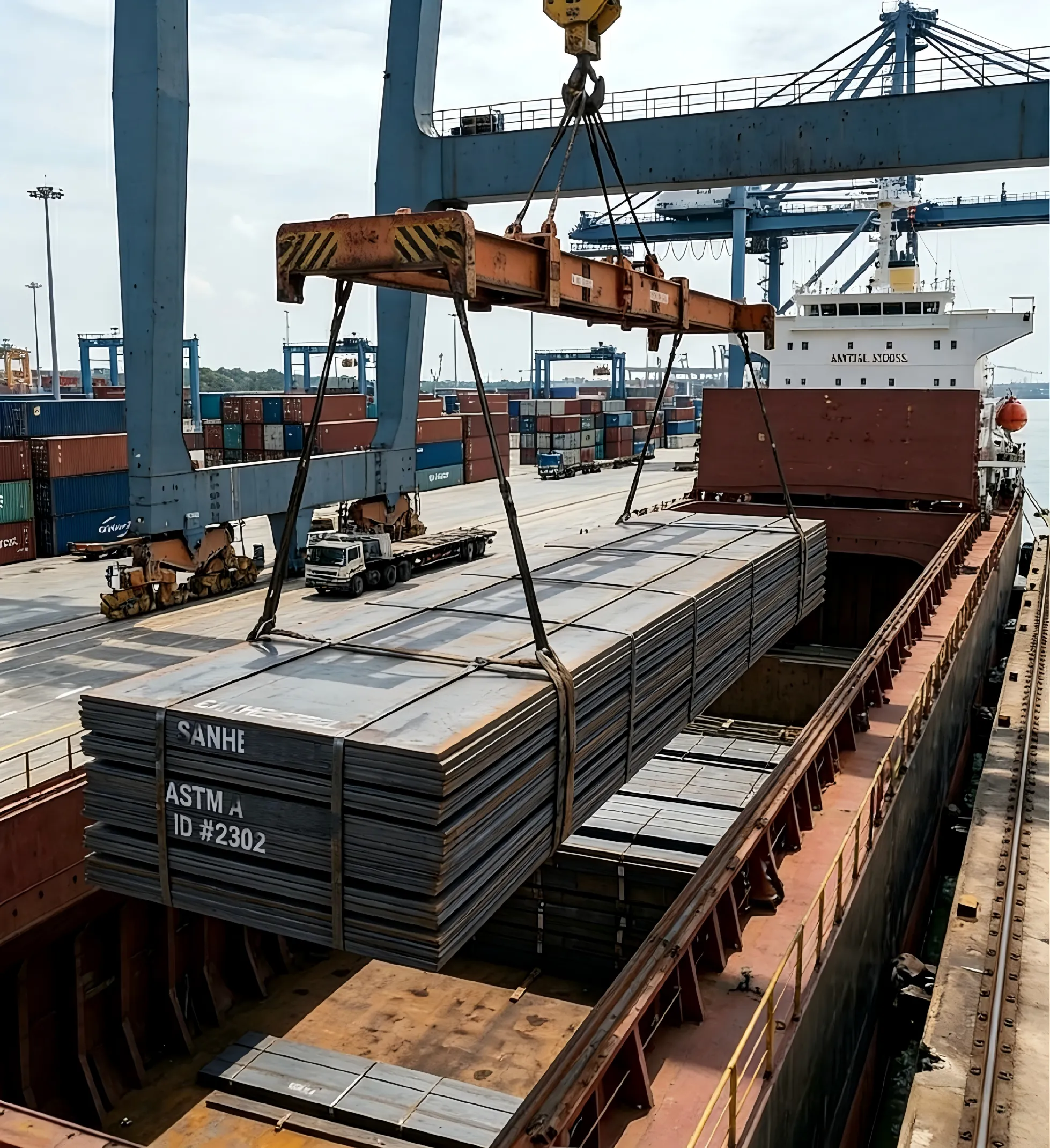 Sanhe Steel'in yurt dışına yüksek mukavemetli sac teslimatı, ASTM standartlarının ana motora entegre edilmesiyle rekorlar kırıyor